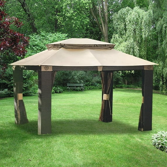 Garden Winds Replacement Canopy Top for Antigua Gazebo - Riplock 500
