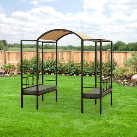 Garden Winds Replacement Canopy Top for Arbor Gazebo - Riplock 350