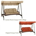 thumbnail image 1 of Garden Winds Replacement Canopy Top for Azalea Ridge 3 Person Swing -  REPLACEMENT CANOPY TOP ONLY METAL FRAME NOT INCLUDED, 1 of 6