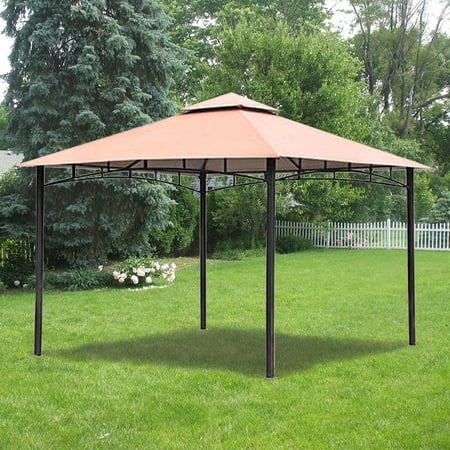 Garden Winds Replacement Canopy Top for Backyard Creations Metal Gazebo - RipLock 350 - Replacement Canopy Top Cover Only - Metal Frame Not Included