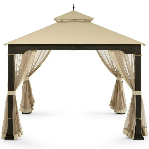 Garden Winds Replacement Canopy Top for Cindy Crawford Gazebo - Riplock 350