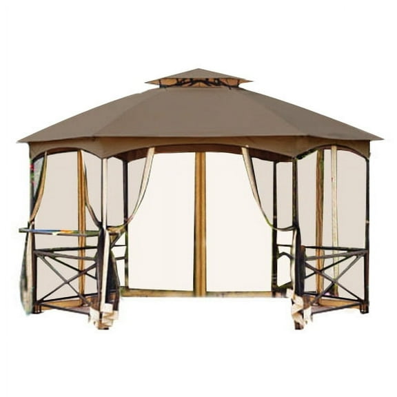Garden Winds Replacement Canopy Top for Crossman Gazebo, SUNBRELLA
