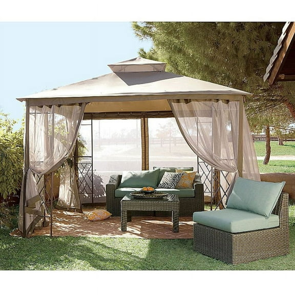 Garden Winds Replacement Canopy Top for JCP Bamboo Gazebo - Riplock 350