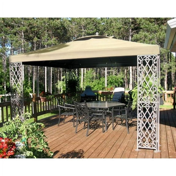 Garden Winds Replacement Canopy Top for JRA Furniture 12 x 12 Gazebo - RipLock 350