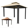thumbnail image 1 of Garden Winds Replacement Canopy Top for Marbella and Savannah Gazebo - Riplock 500, 1 of 4