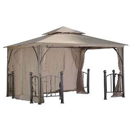 Garden Winds Replacement Canopy Top for Rome Post Gazebo - Riplock 350