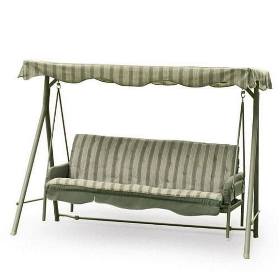 Garden Winds Replacement Canopy Top for Seacliff Swing - SOLID BEIGE ONLY