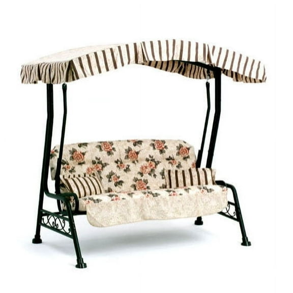 Garden Winds Replacement Canopy Top for Southern Gentry Swing - SOLID BEIGE