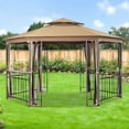 thumbnail image 1 of Garden Winds Replacement Canopy Top for Sunjoy Hexagon Gazebo - Riplock 350, 1 of 4