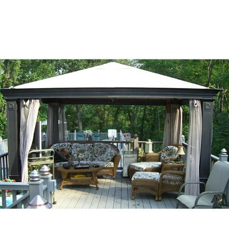 Garden Winds Replacement Canopy Top for Tiverton Series 2 Gazebo - Riplock 500