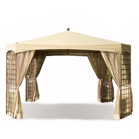 Garden Winds Replacement Canopy Top for Walmart's Trellis Gazebo -Riplock 350