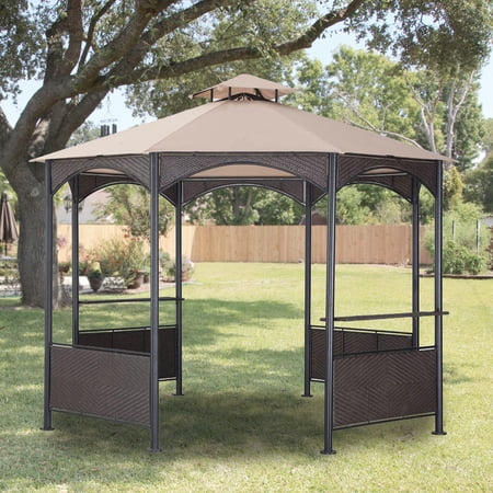 Garden Winds Replacement Canopy Top for the Bolivia Gazebo - Riplock 350
