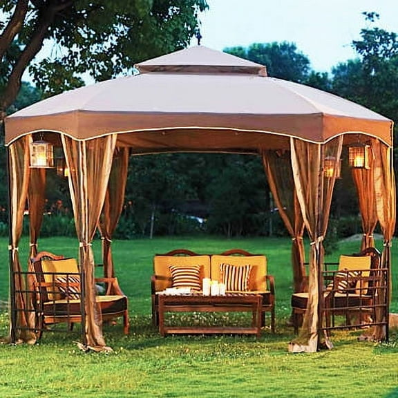 Garden Winds Replacement Canopy Top for the Sienna Octagon Gazebo