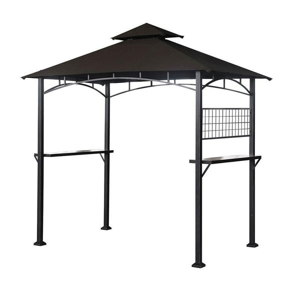 Garden Winds Replacement Canopy Top for the Tile Grill BBQ gazebo, Beige- REPLACEMENT CANOPY TOP COVER ONLY - METAL FRAME NOT INCLUDED