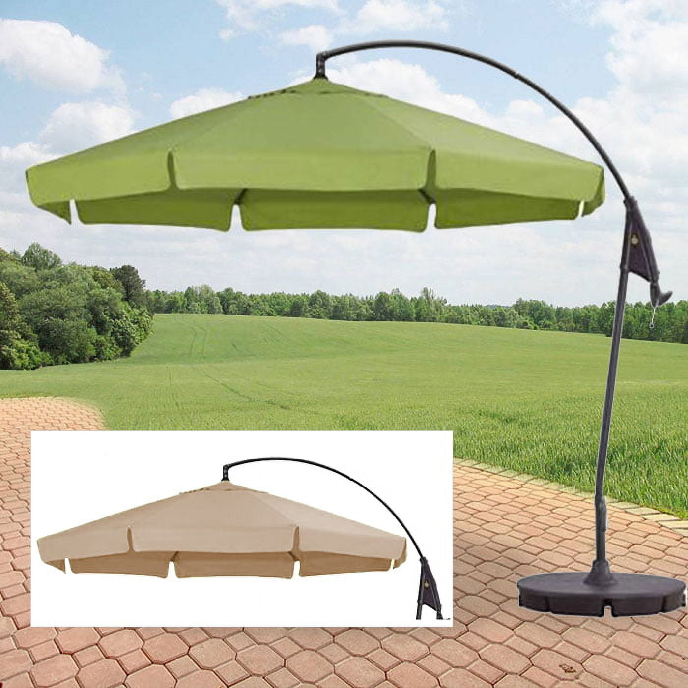 Garden Winds Replacement Canopy for 2016 BH 11ft Offset Umbrella