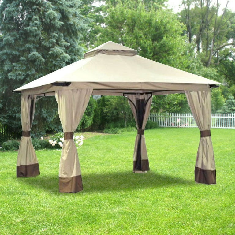 Garden Winds Outdoor Replacement Canopy for Brynn Gazebo - Riplock