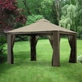 thumbnail image 1 of Garden Winds Replacement Canopy for Garden Oasis Wicker Gazebo - Riplock 350, 1 of 4