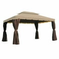 thumbnail image 1 of Garden Winds Replacement Canopy for Outsunny Classic 10 x 13 Gazebo - Riplock 350 ( Beige), 1 of 6