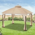 thumbnail image 1 of Garden Winds Replacement Canopy for the Massillon Biscayne Gazebo, 350, 1 of 4