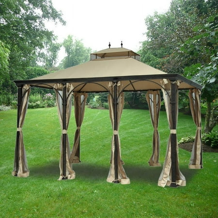Garden Winds Replacement Canopy for the Sears Higgins Gazebo - Riplock 350