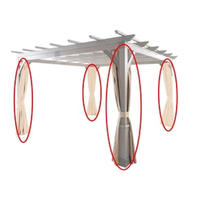 Allen Roth Replacement Parts for Patio Gazebos