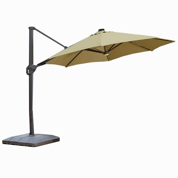 Garden Winds RipLock 500 10 x 10 Beige Top Cover Outdoor Canopy, Water Resistant UPF 50+