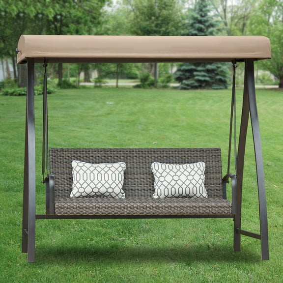 Garden Winds RipLock 500 150 x 100 Beige Eastport Swing Outdoor Canopy