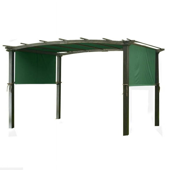 Garden Winds Universal Replacement Canopy Top For Pergola Structures, Green Spruce