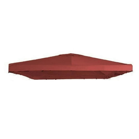 Garden Winds Universal Single-Tiered Replacement Gazebo Canopy Top, Cinnabar, RipLock 350