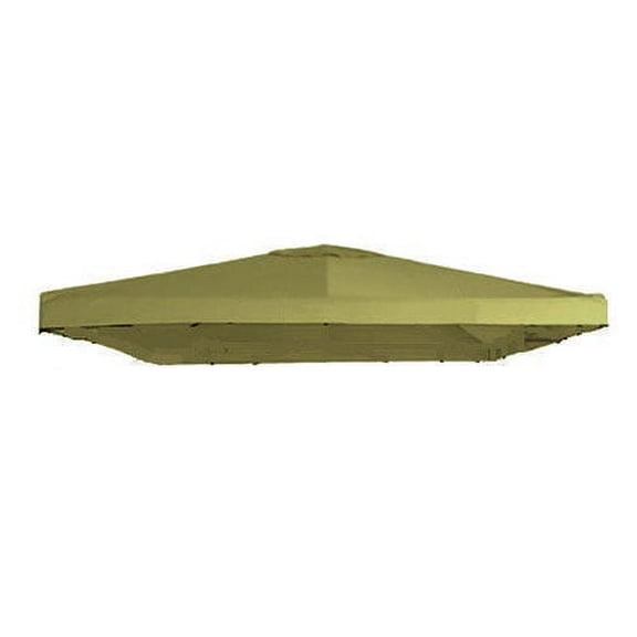 Garden Winds Universal Single-Tiered Replacement Gazebo Canopy Top, Sage, RipLock 350