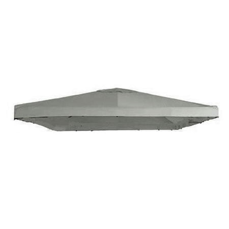 Garden Winds Universal Single-Tiered Replacement Gazebo Canopy Top, Slate Gray, RipLock 350