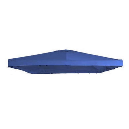 Garden Winds Universal Single-Tiered Replacement Gazebo Canopy Top, True Navy, RipLock 350