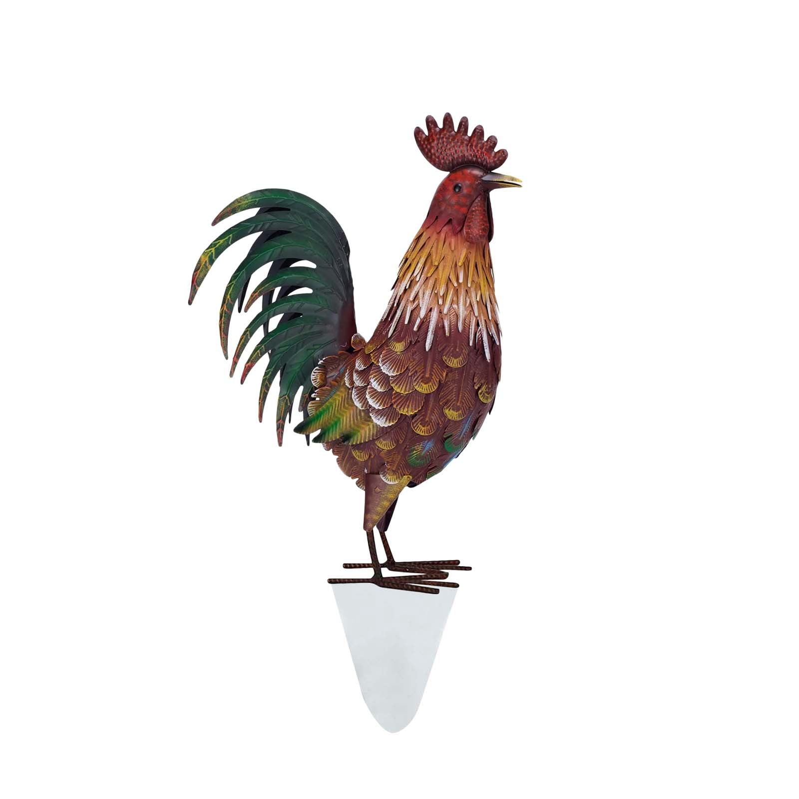 Garden Wooden Rooster Decoration Courtyard Rooster Decoration&Courtyard