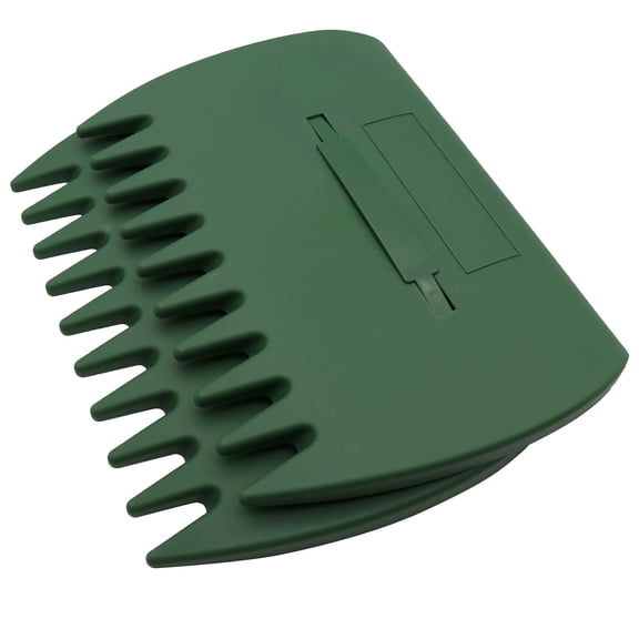 Garden and Yard Leaf Scoops Hand Rakes, Large Sized Hand Rakes, Lightweight Plastic Leaf Scoop, for Leaves, Lawn Debris and Trash Pick Up(military green33*24.8cm)