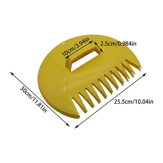Garden and Yard Leaf Scoops Hand Rakes, Large Sized, Multiple Use for Leaves, Lawn Debris and Trash Pick Up Good Use 1 Pair, Garden Large Sized Hand Rakes