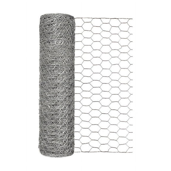 Garden Zone 12.90" x 12.90" Galvanized Steel Poultry Netting