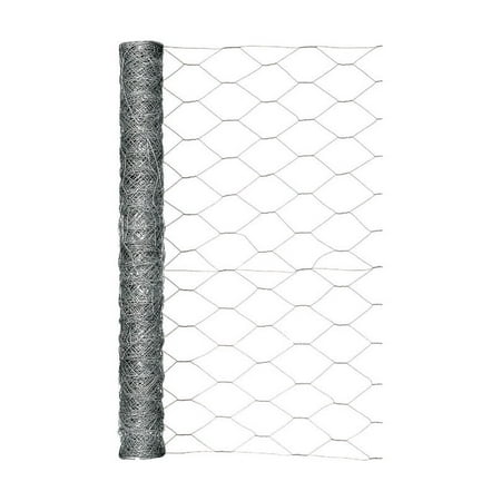24 Inch Tall x 25 Feet Long Hex Poultry Netting, 2 Inch Mesh