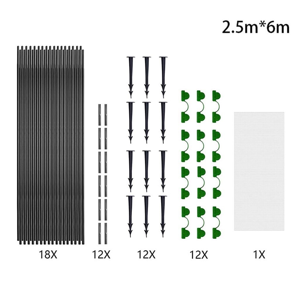 Garden arch net set for plants, fruits, flowers, greenhouses