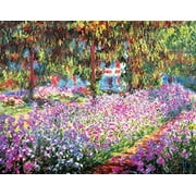 Garden at Giverny by Claude Monet - Art Print/Poster 14x11 inches