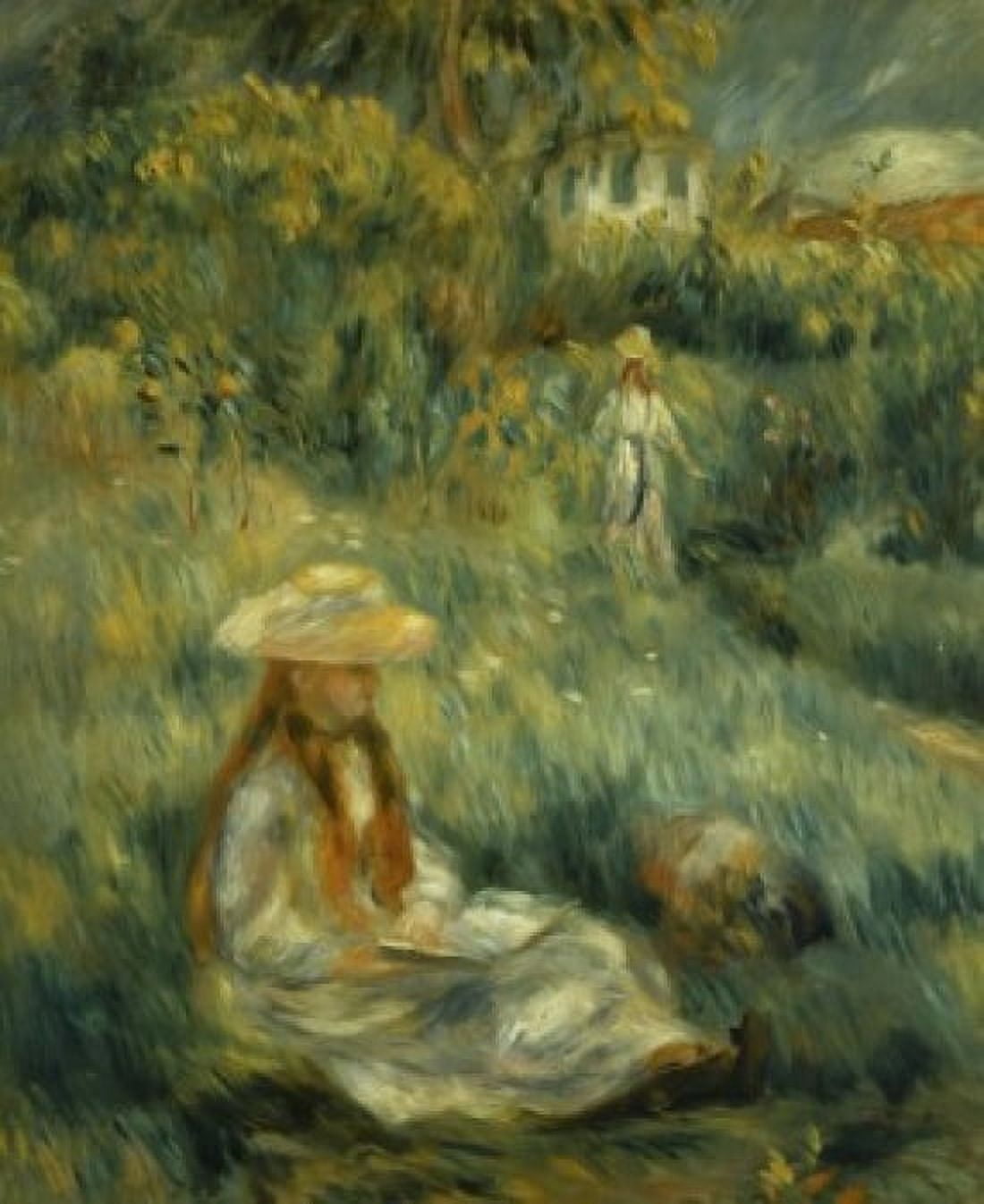 Garden at Mezy Mademoiselle Manet Pierre-Auguste Renoir (1841-1919French) Oil on Canvas Canvas Art - Pierre-Auguste Renoir (18 x 24)