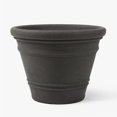 thumbnail image 1 of Garden by Artech VP24ABG-ERSC24 24 in. Resin Pienza Planter - Antique Bronze, 1 of 2