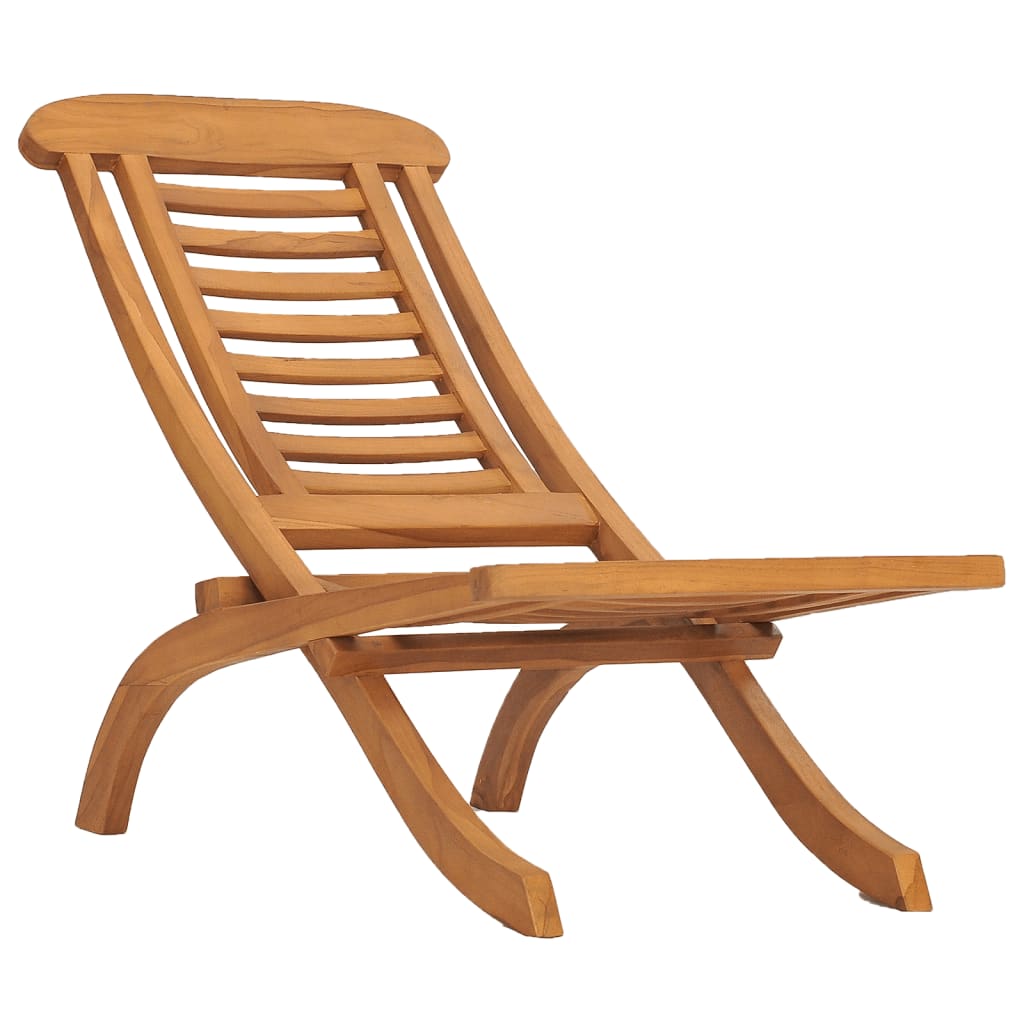 Garden chair folding solid teak wood