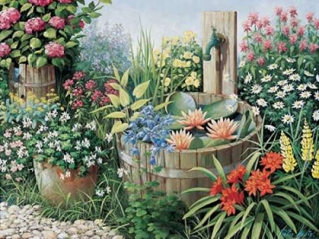 Garden delights Canvas Art - Peter Motz (18 x 24)
