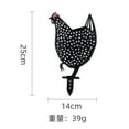 Garden display acrylic Chicken Iron Chicken lawn decoration garden card