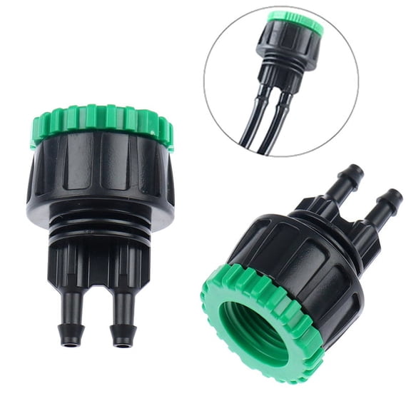 Garden hose 1/4" to 1/2" 3/4" Female Y connector irrigation 4/7 hose adapter WA