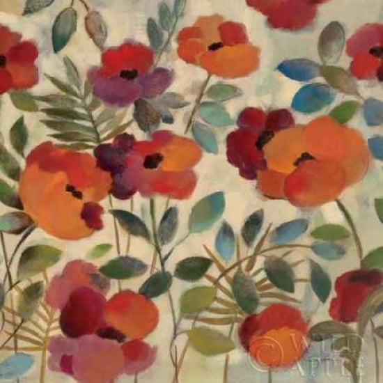 Garden in August Canvas Art - Silvia Vassileva (24 x 24)