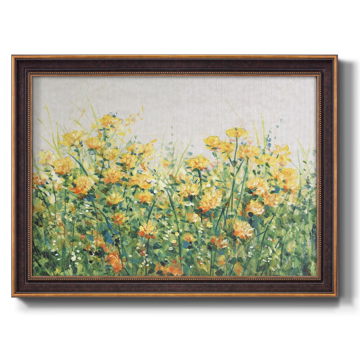 Garden in Bloom III Premium Framed Canvas- Ready to Hang