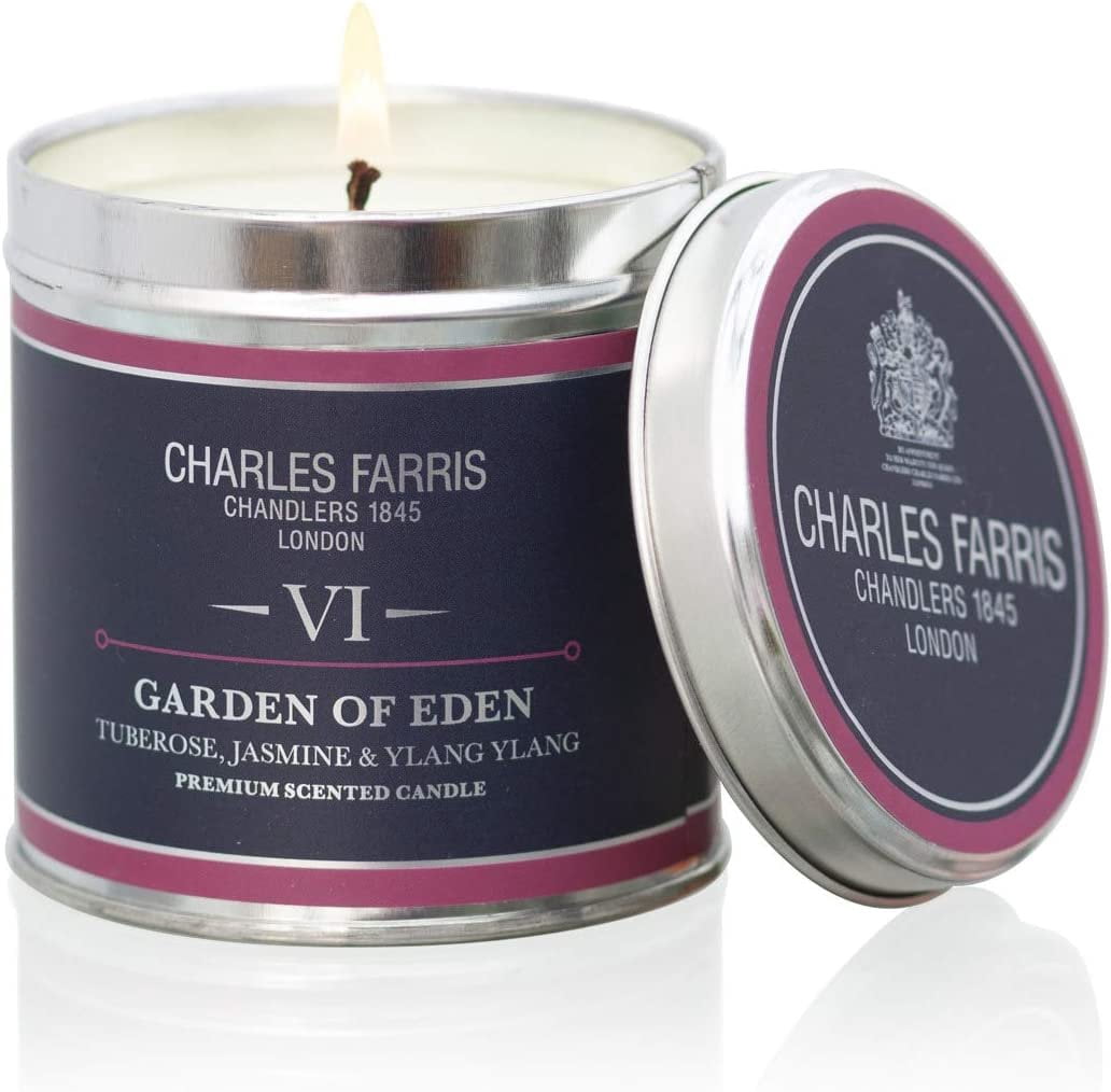 Garden of Eden Scented Tin Candle Tuberose, Jasmine and Ylang Ylang ...