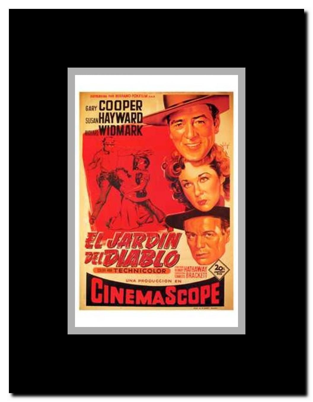 Garden of Evil Framed Movie Poster