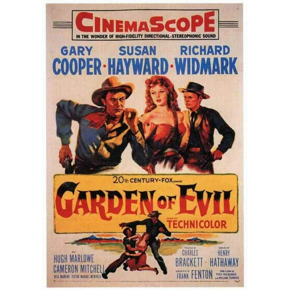 Garden of Evil Movie Poster Print (11 x 17) - Item # MOVGB67240